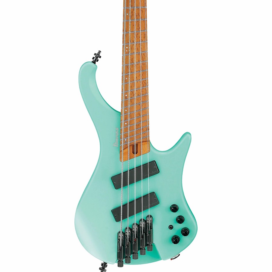 Basses Ibanez 5-String | Ibanez Ehb1005Ms 5-String Multi-Scale Ergonomic Headless Bass Sea Foam Green Matte