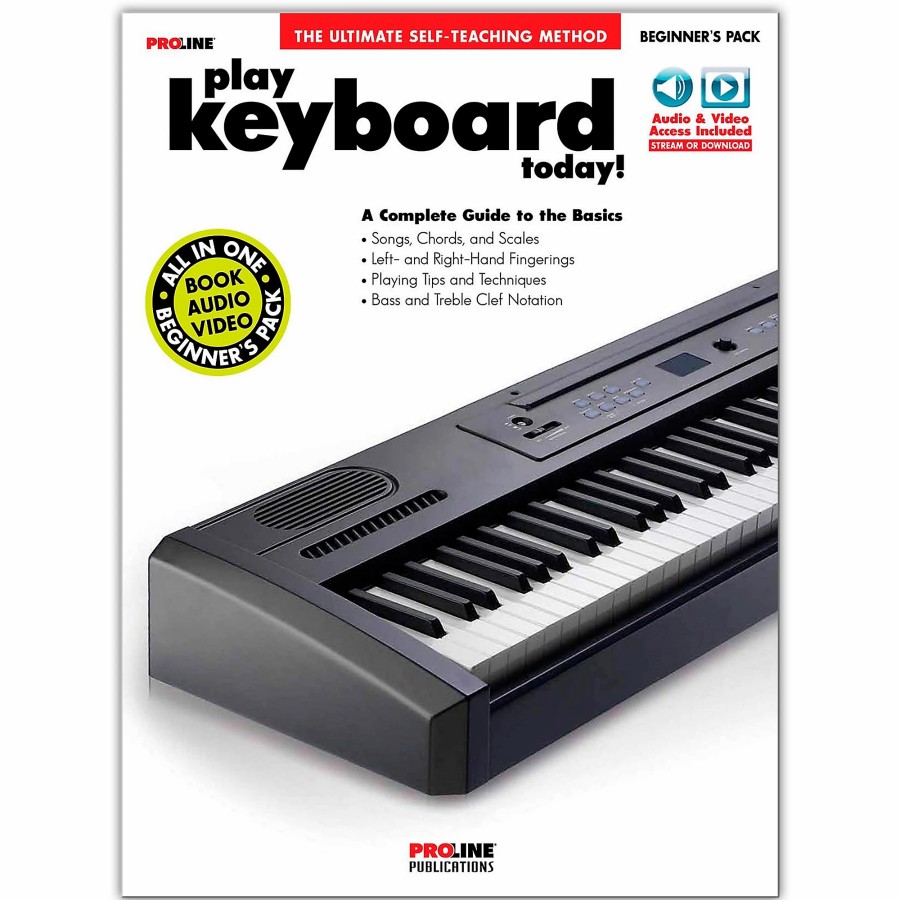 Accessories Proline | Proline Play Keyboard Today! Beginner'S Pack Book/Online Audio & Video