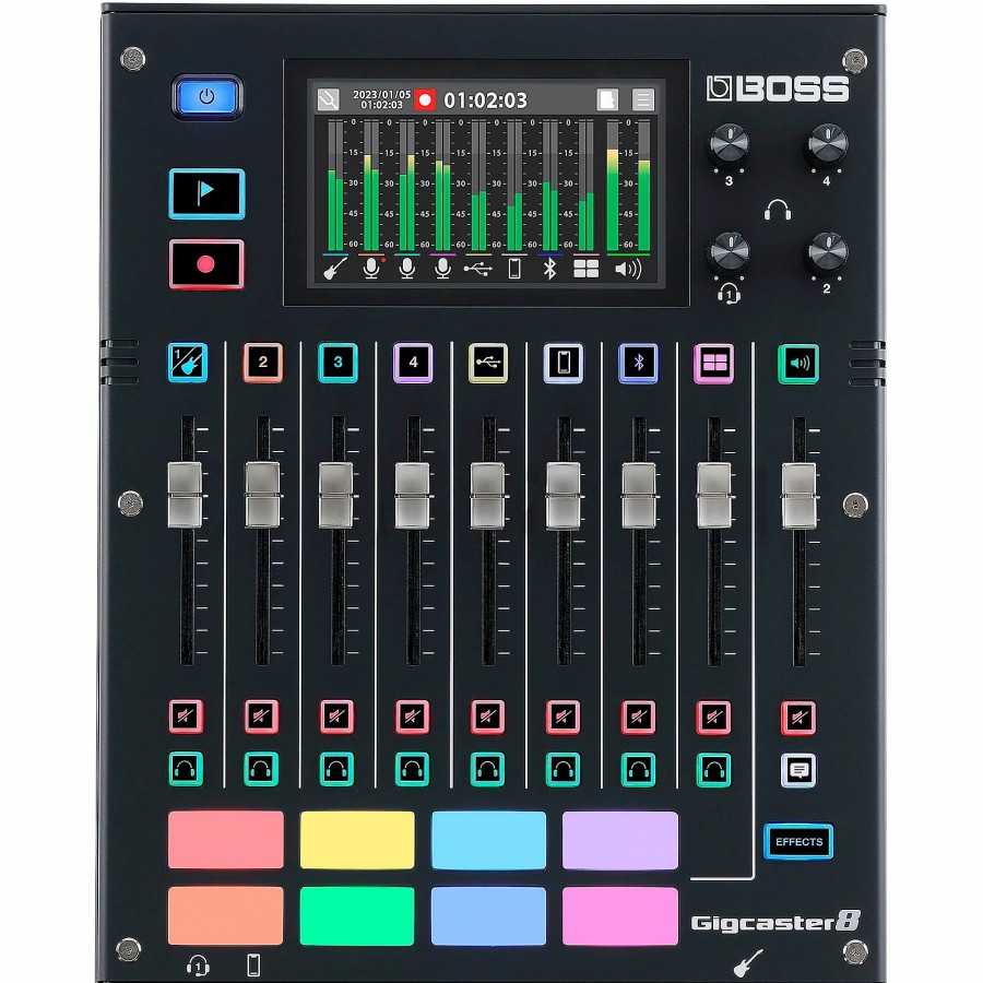 Recording BOSS | Boss Gigcaster 8 Streaming Mixer