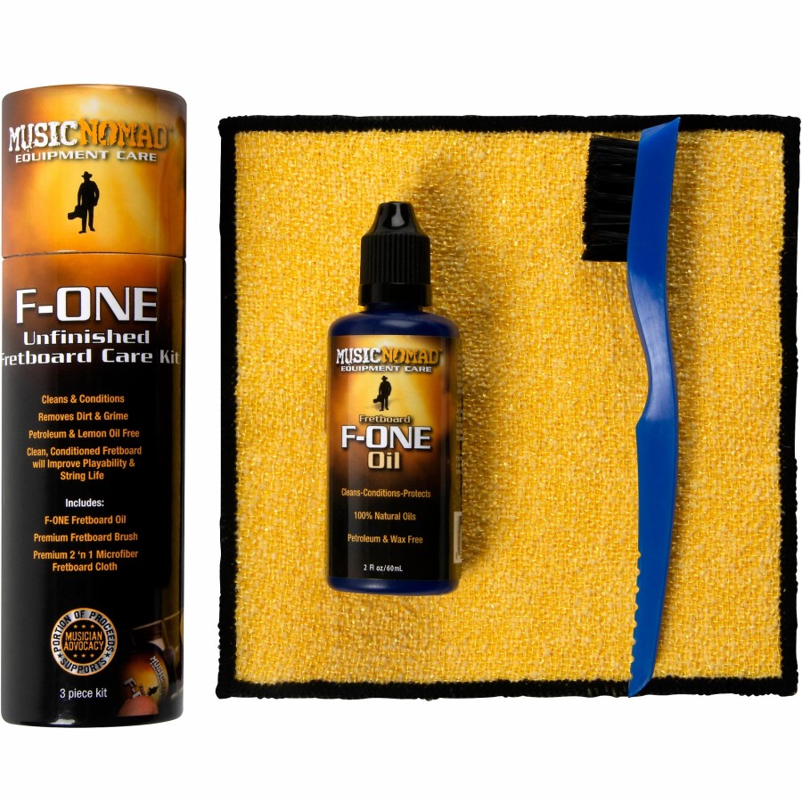 Accessories Music Nomad | Music Nomad F-One Unfinished Fretboard Care Kit