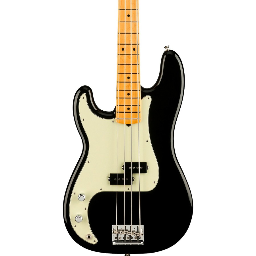 Basses Fender Left-Handed | Fender American Professional Ii Precision Bass Maple Fingerboard Left-Handed Black