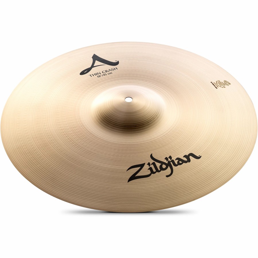 Drums Zildjian Crash Cymbals | Zildjian A Series Thin Crash Cymbal 18 In.