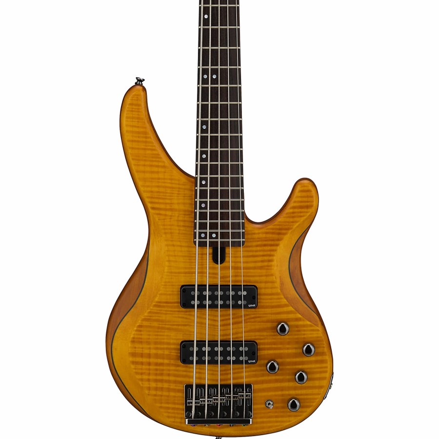 Basses Yamaha 5-String | Yamaha Trbx605Fm 5-String Electric Bass Matte Amber