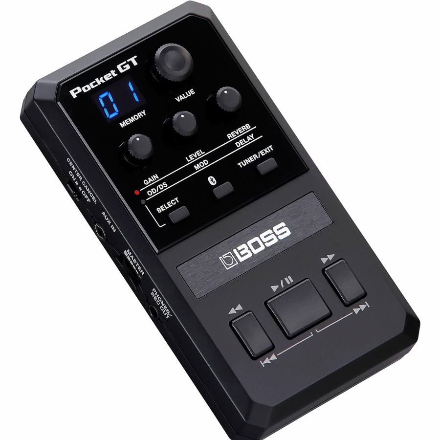 Amps & Effects BOSS Mini Amps | Boss Pocket Gt Amp & Effects Processor Black