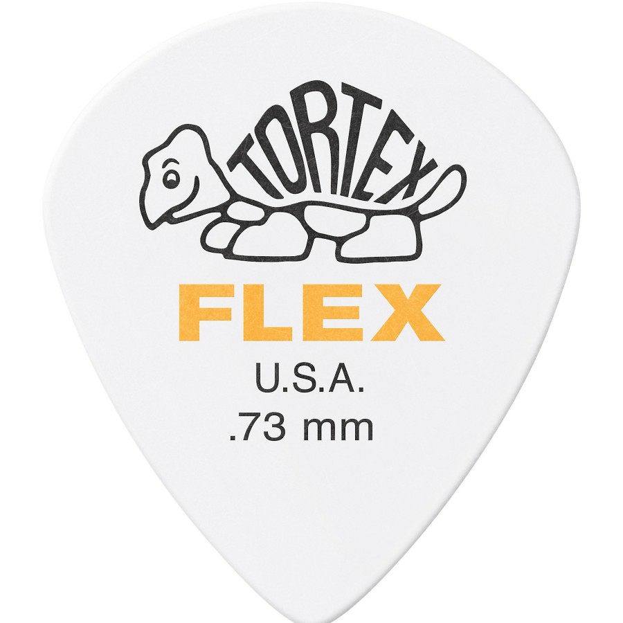 Guitars Dunlop Guitar Picks | Dunlop 468 Tortex Flex Jazz Iii .73 Mm 12 Pack