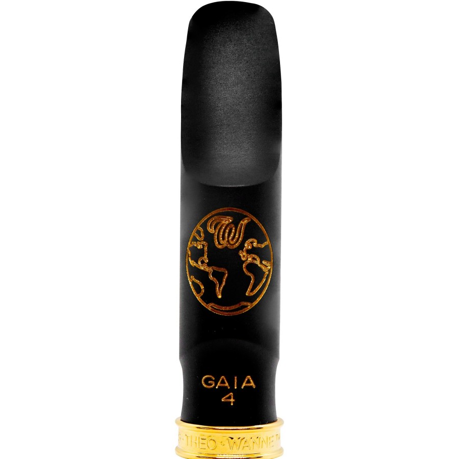 Accessories Theo Wanne | Theo Wanne Gaia 4 Tenor Saxophone Hard Rubber Mouthpiece 7* Black