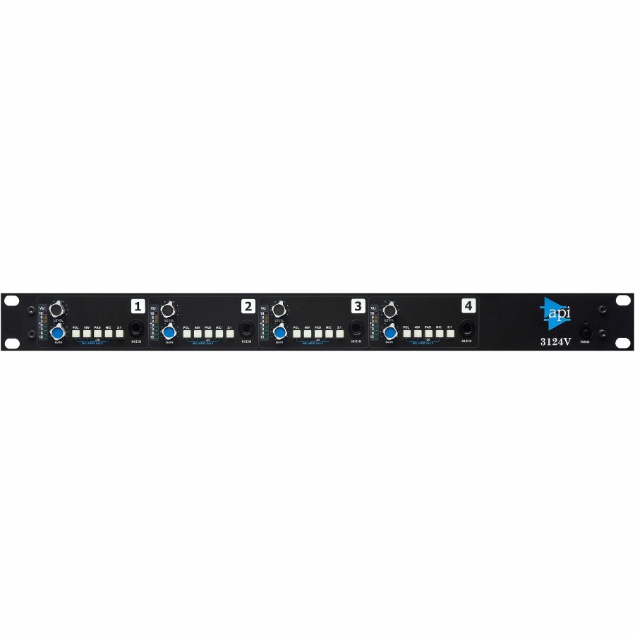 Live Sound API | Api 3124V Discrete 4-Channel Mic/Line Preamp