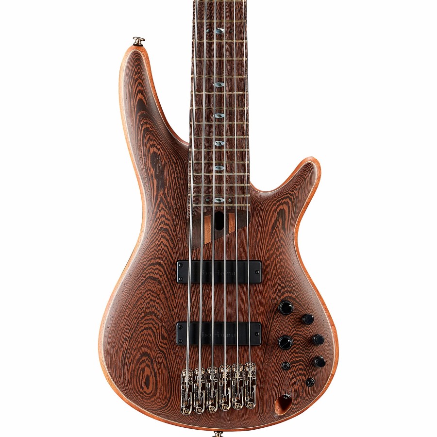 Basses Ibanez 6+ String | Ibanez Prestige Sr5006 6-String Electric Bass Guitar Natural