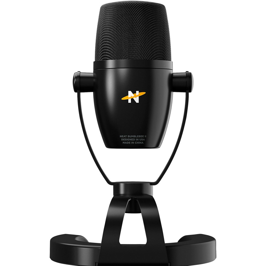 Mics & Wireless Neat | Neat Bumblebee Ii Professional Cardioid Usb Condenser Microphone Black