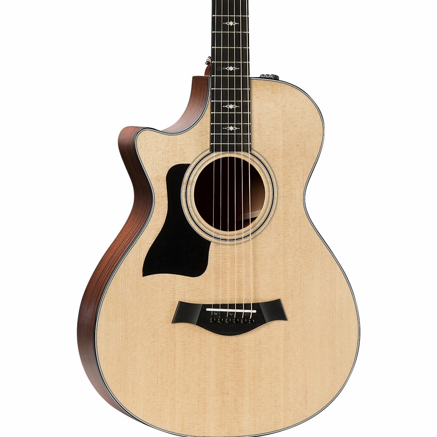 Guitars Taylor Left Handed | Taylor 312Ce 12-Fret V-Class Grand Concert Left-Handed Acoustic-Electric Guitar Natural