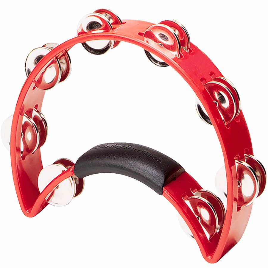 Drums Rhythm Tech | Rhythm Tech Ergonomic Tambourine Red