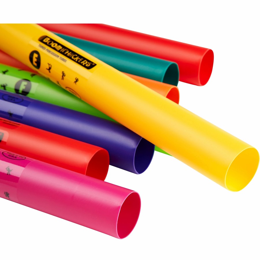 Band & Orchestra Boomwhackers | Boomwhackers C Major Diatonic Scale Set (Upper Octave) Boomwhackers Tuned Percussion Tubes