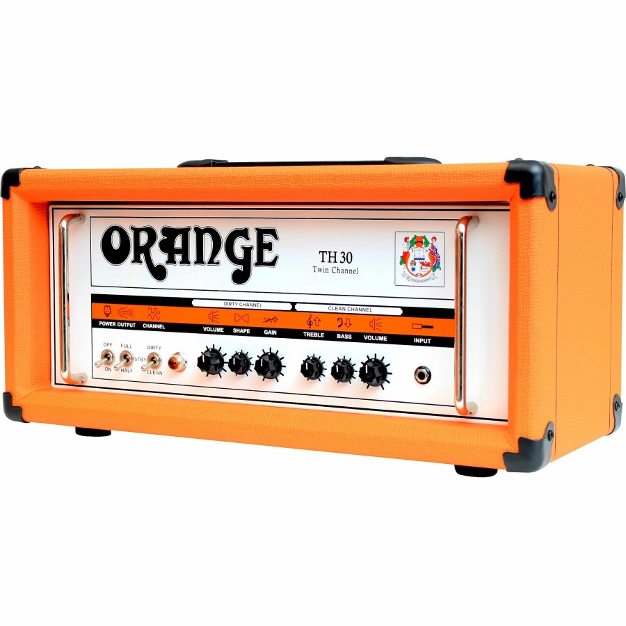 Amps & Effects Orange Amplifiers Heads | Orange Amplifiers Th30H 30W Tube Guitar Amp Head Orange