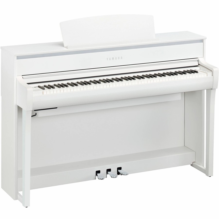 Keyboards & Midi Yamaha Home Digital Pianos | Yamaha Clavinova Clp-775 Console Digital Piano With Bench Matte White