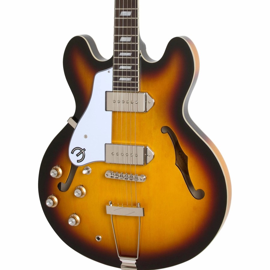 Guitars Epiphone Left Handed | Epiphone Limited-Edition Casino Left-Handed Hollowbody Electric Guitar Vintage Sunburst