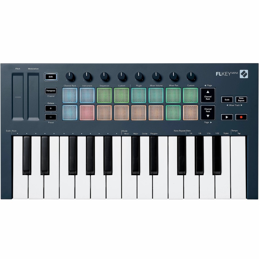 Keyboards & Midi Novation Midi Controllers | Novation Flkey Mini 25-Key Midi Keyboard For Fl Studio