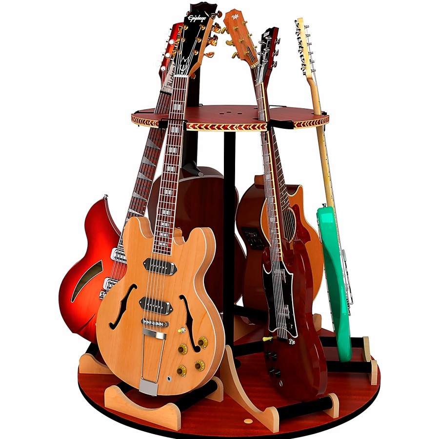 Guitars Au0026S Crafted Products Guitar Stands | A&S Crafted Products Carousel Deluxe Multi Guitar Stand