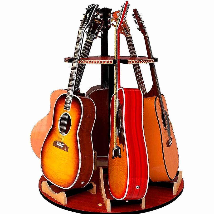 Guitars Au0026S Crafted Products Guitar Stands | A&S Crafted Products Carousel Deluxe Multi Guitar Stand