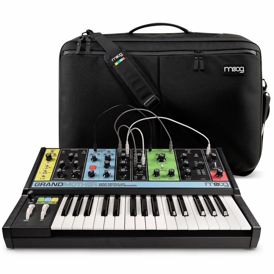 Keyboards & Midi Moog | Moog Grandmother Semi-Modular Analog Synthesizer And Sr Case