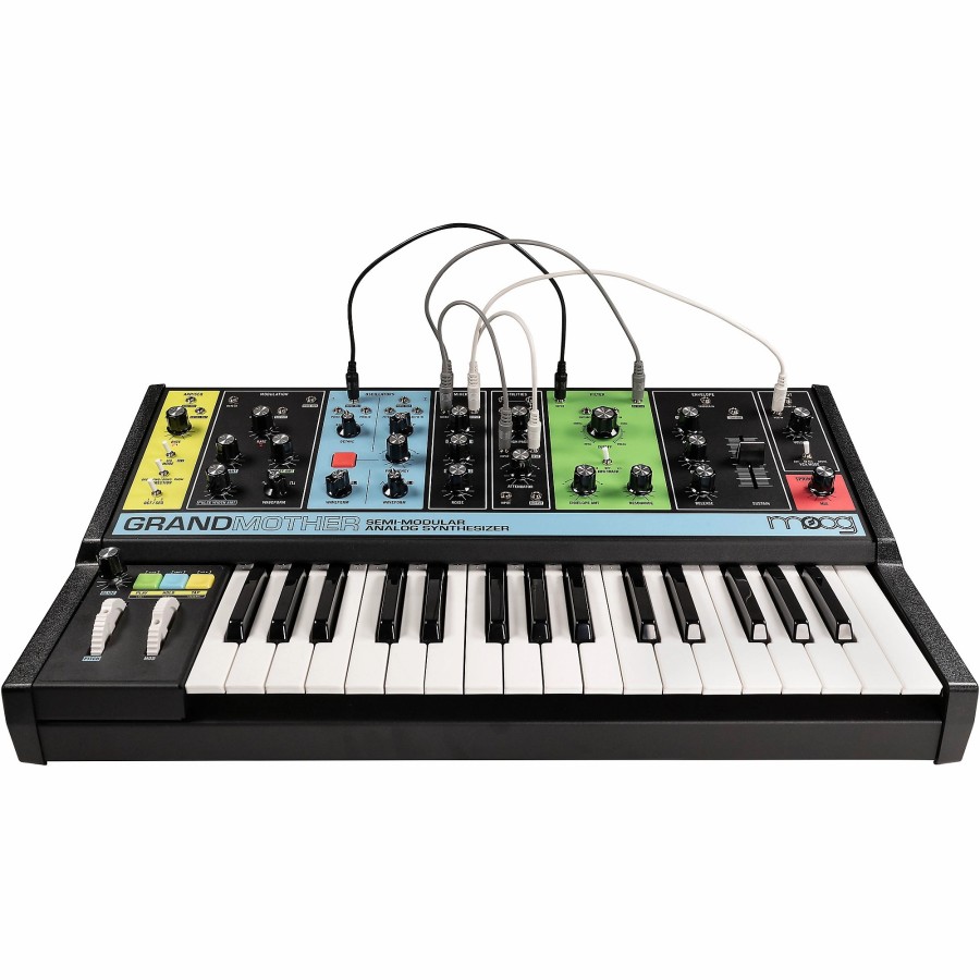 Keyboards & Midi Moog | Moog Grandmother Semi-Modular Analog Synthesizer And Sr Case