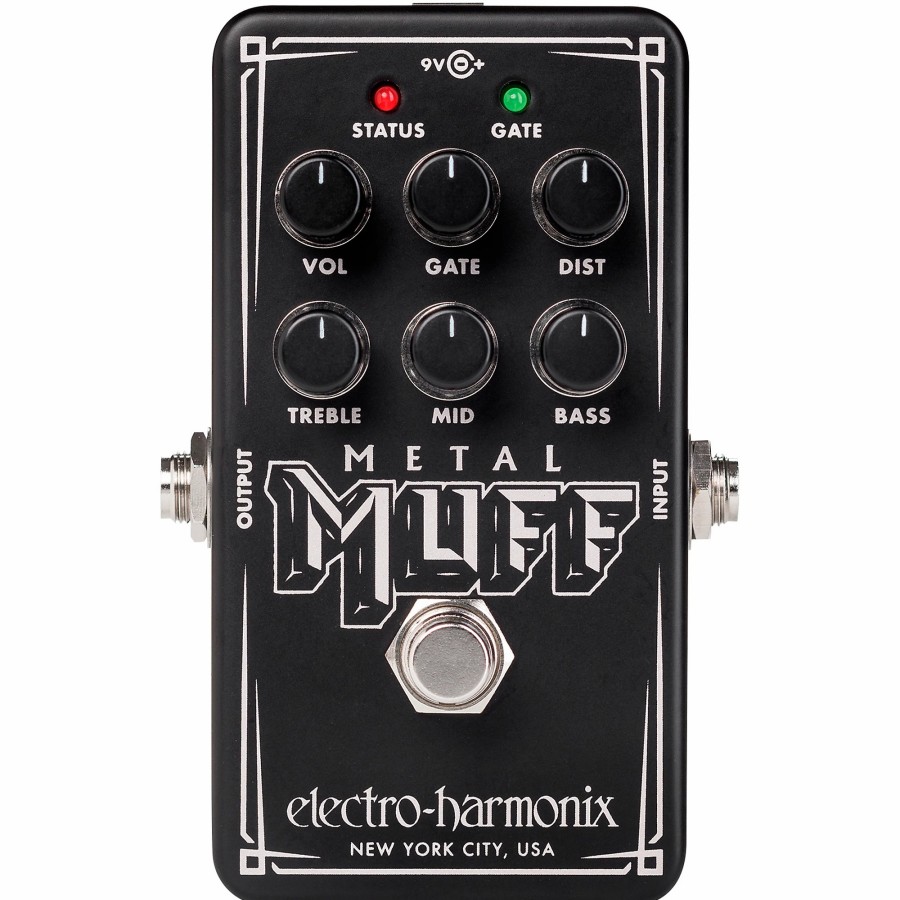 Amps & Effects Electro-Harmonix Distortion & Overdrive | Electro-Harmonix Nano Metal Muff Distortion Effects Pedal Black