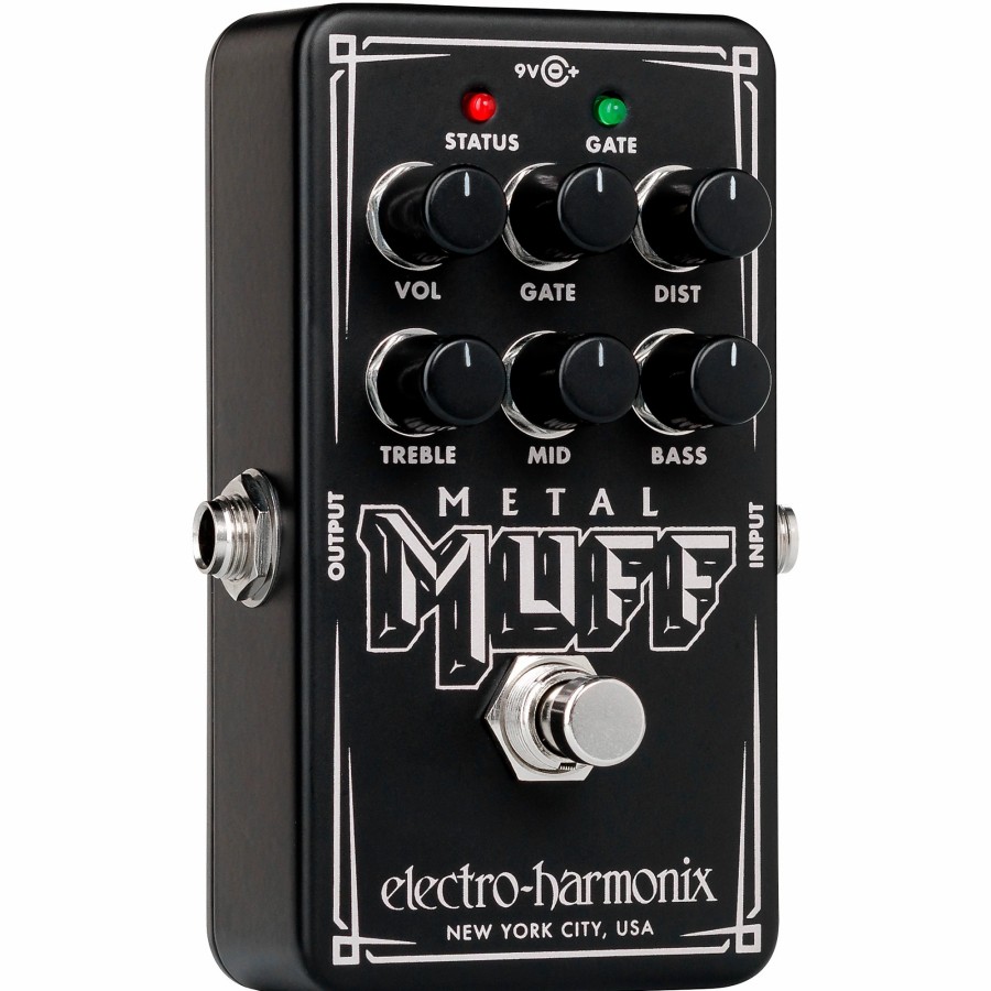 Amps & Effects Electro-Harmonix Distortion & Overdrive | Electro-Harmonix Nano Metal Muff Distortion Effects Pedal Black