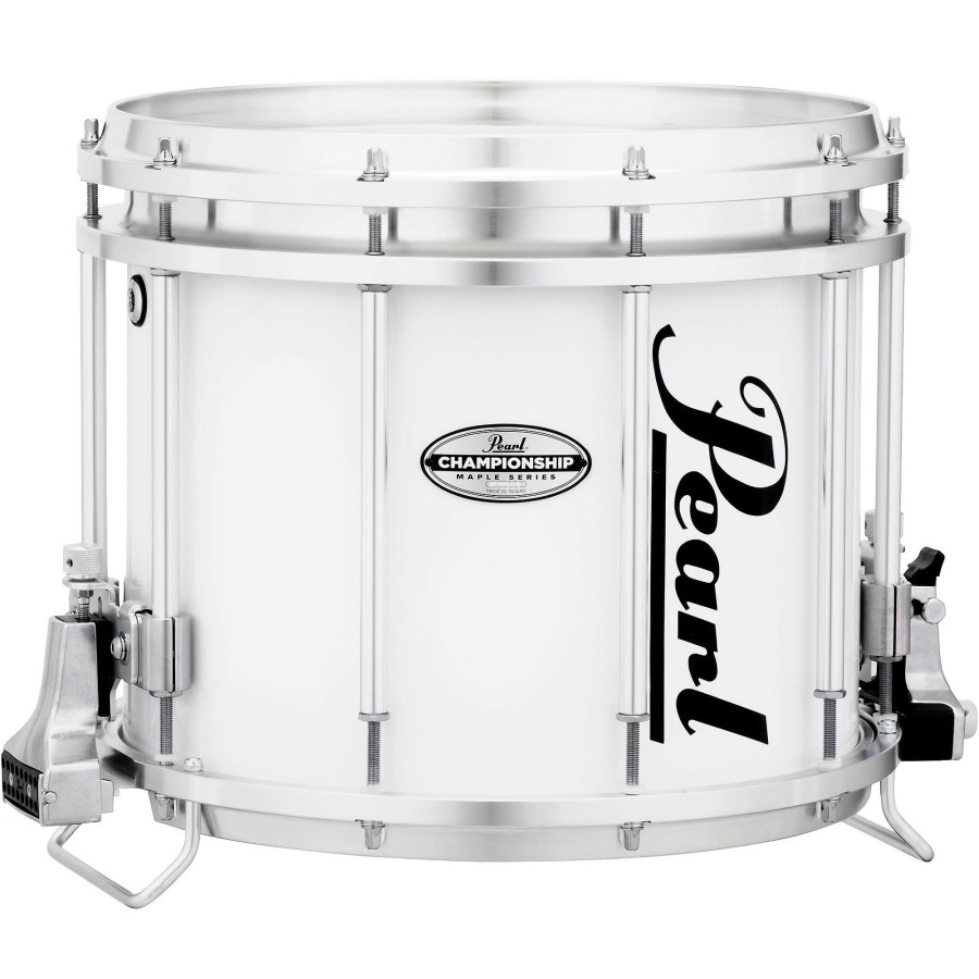 Band & Orchestra Pearl | Pearl Championship Maple Ffx Marching Snare Drum 13 X 11 In. Pure White