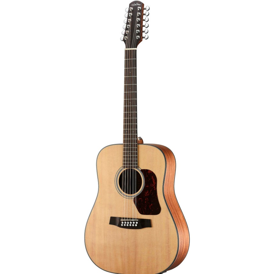 Guitars Walden 12-String | Walden Natura Solid Spruce Top 12-String Dreadnought Acoustic-Electric Open Pore Satin Natural