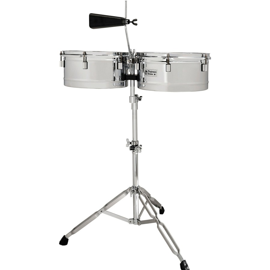 Drums LP | Lp Performer Timbale Set With Chrome Hardware 13 And 14 In. Steel