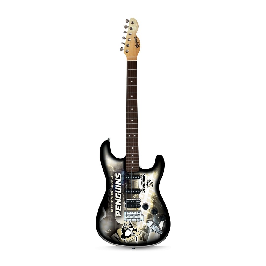 Guitars Woodrow Guitars | Woodrow Guitars Nhl Northender Electric Guitar Pittsburgh Penguins