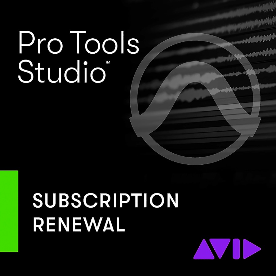 Recording Avid | Avid Pro Tools | Studio 1-Year Subscription Updates And Support, Renewal For Subscription Licenses - One-Time Payment