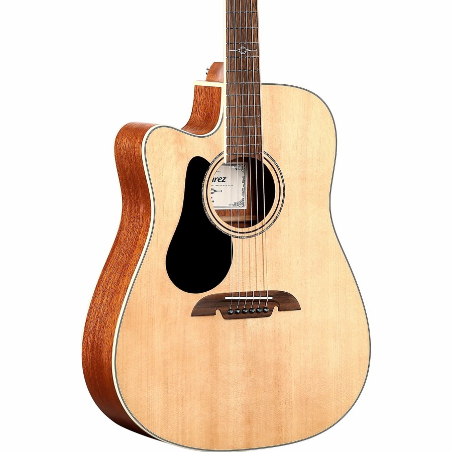 Guitars Alvarez Left Handed | Alvarez Ad60Lce Left-Handed Dreadnought Acoustic-Electric Guitar Natural