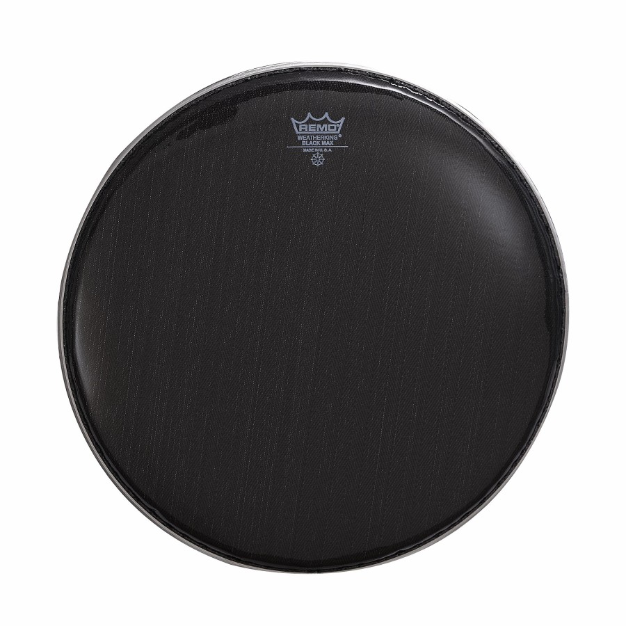 Drums Remo | Remo Black Max Crimped Marching Snare Drum Head Ebony 13 In.