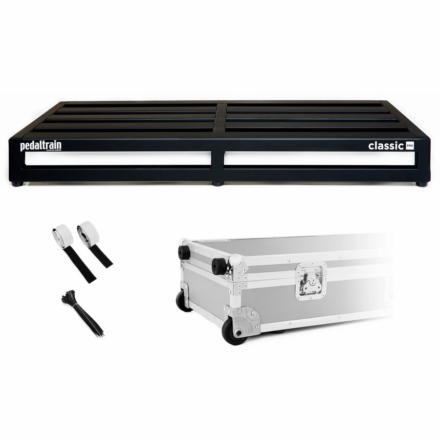 Amps & Effects Pedaltrain Pedalboards | Pedaltrain Classic Pro With Tour Case And Wheels