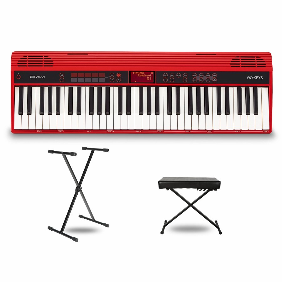 Keyboards & Midi Roland | Roland Go:Keys Portable Piano Package Essentials