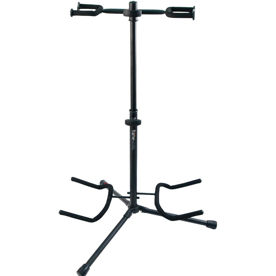 Guitars Gator Guitar Stands | Gator Frameworks Gfw-Gtr-2000 Double Guitar Stand