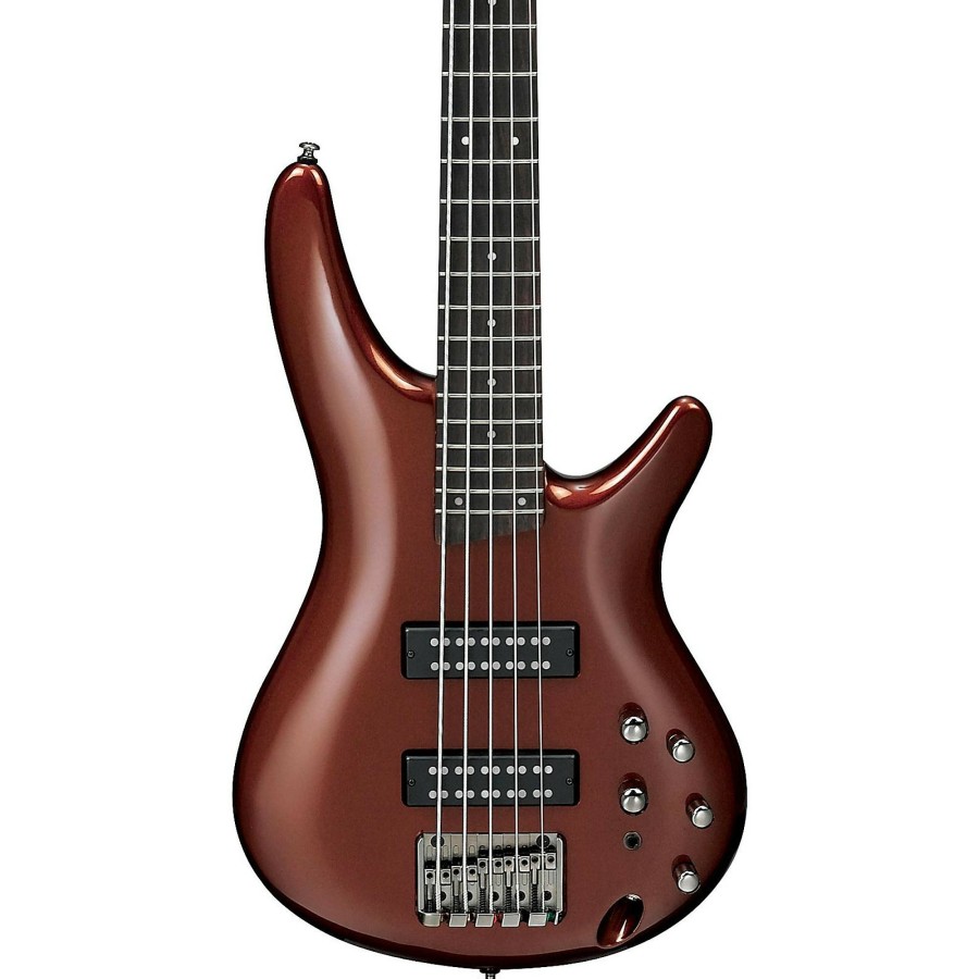 Basses Ibanez 5-String | Ibanez Sr305E 5-String Electric Bass Root Beer Metallic