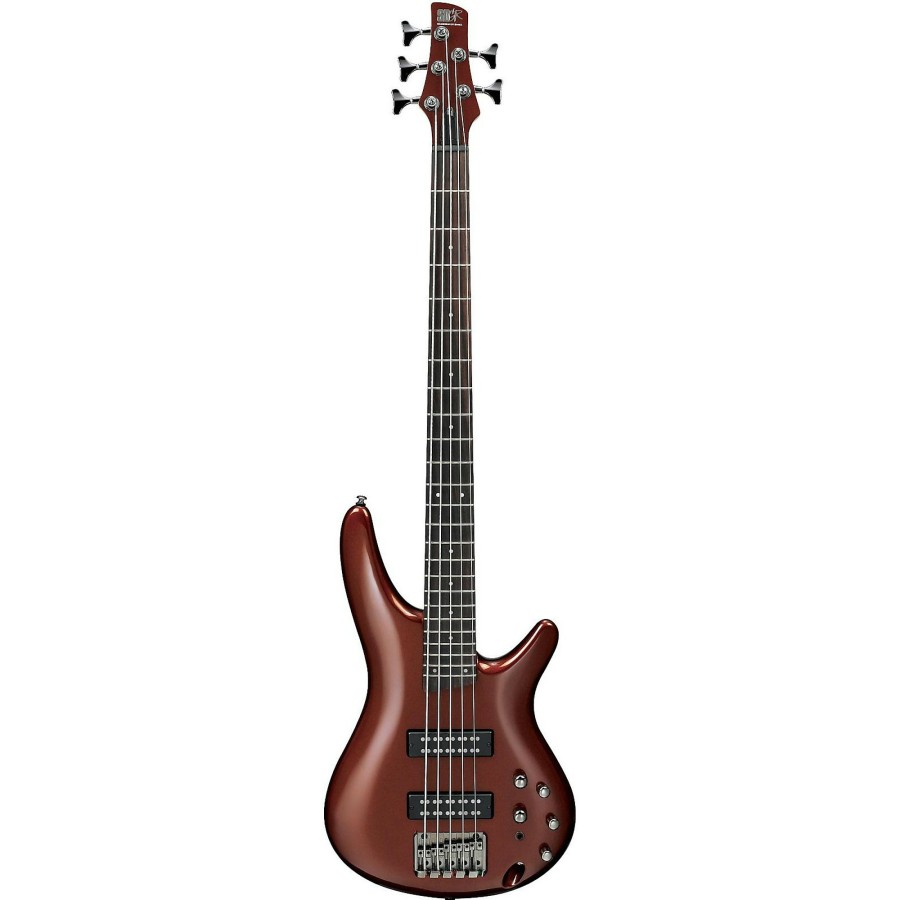 Basses Ibanez 5-String | Ibanez Sr305E 5-String Electric Bass Root Beer Metallic