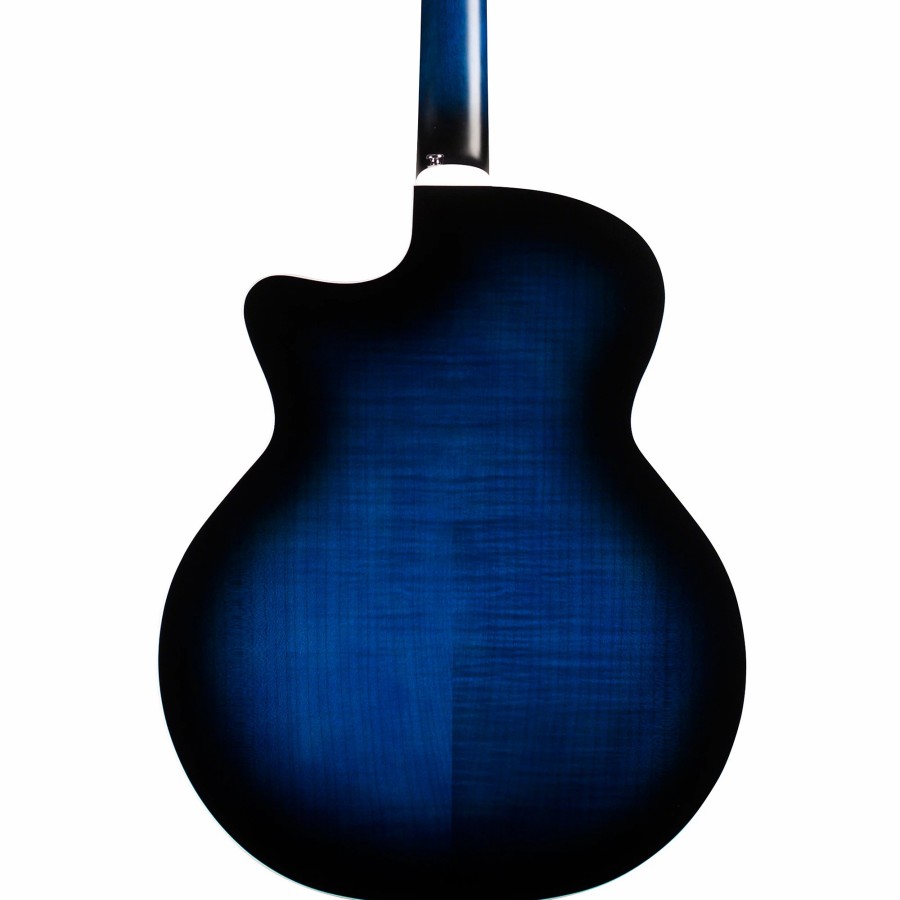 Guitars Guild 12-String | Guild F-2512Ce Deluxe 12-String Cutaway Jumbo Acoustic-Electric Guitar Dark Blue Burst