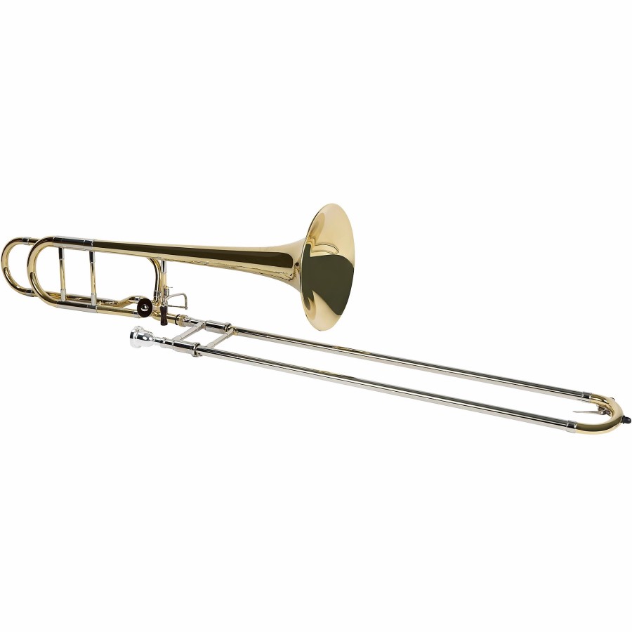 Band & Orchestra Allora | Allora Atb-450 Vienna Series Intermediate F-Attachment Trombone Lacquer Yellow Brass Bell