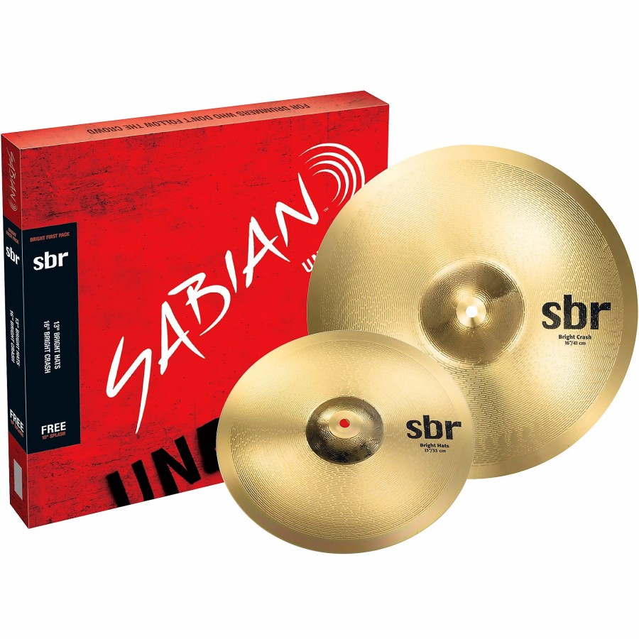 Drums SABIAN Cymbal Packs | Sabian Sbr Bright First Pack