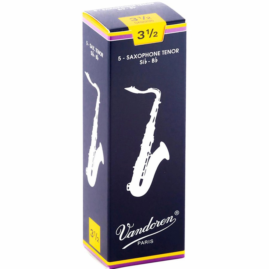 Accessories Vandoren | Vandoren Tenor Saxophone Reeds Strength 3.5 Box Of 5