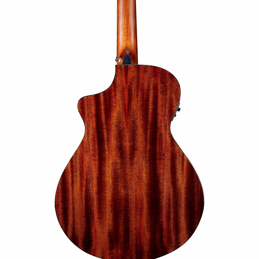 Guitars Breedlove | Breedlove Discovery S Ce Cedar-African Mahog Concert Acoustic-Electric Classical Guitar Natural