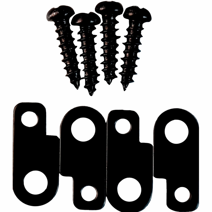 Amps & Effects Nobels Effects Pedal Accessories | Nobels Mounty-P Set Of 4 Mounting Plates & Screws For Effect Pedals