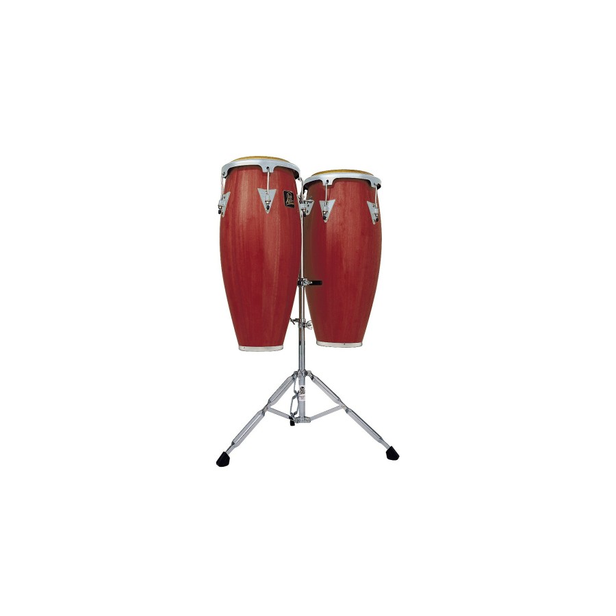 Drums LP | Lp Lpa646 Aspire Conga Set With Double Stand Dark Wood