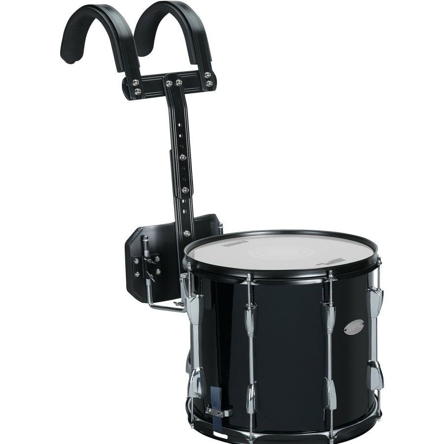 Band & Orchestra Sound Percussion Labs | Sound Percussion Labs Marching Snare Drum With Carrier 14 X 12 In. Black