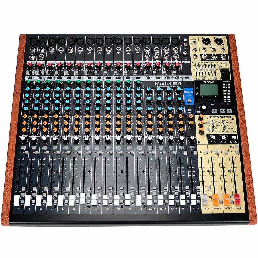 Recording TASCAM | Tascam Model 24 24-Channel Multitrack Recorder With Analog Mixer & Usb Interface