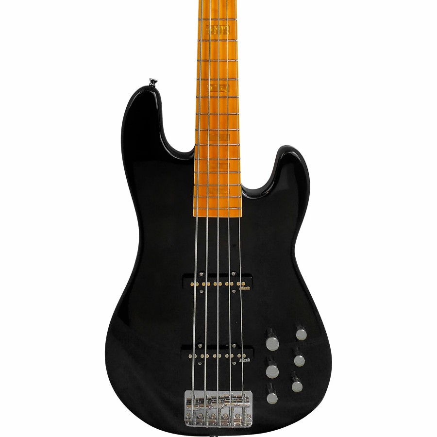 Basses Markbass 5-String | Markbass Gv5 Gloxy Val Mp 5-String Electric Bass Black