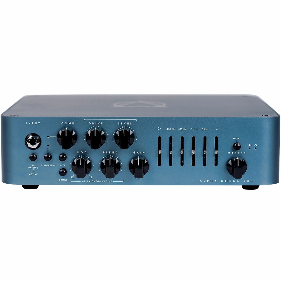 Amps & Effects Darkglass Heads | Darkglass Alpha-Omega 900 900W Bass Amp Head Blue