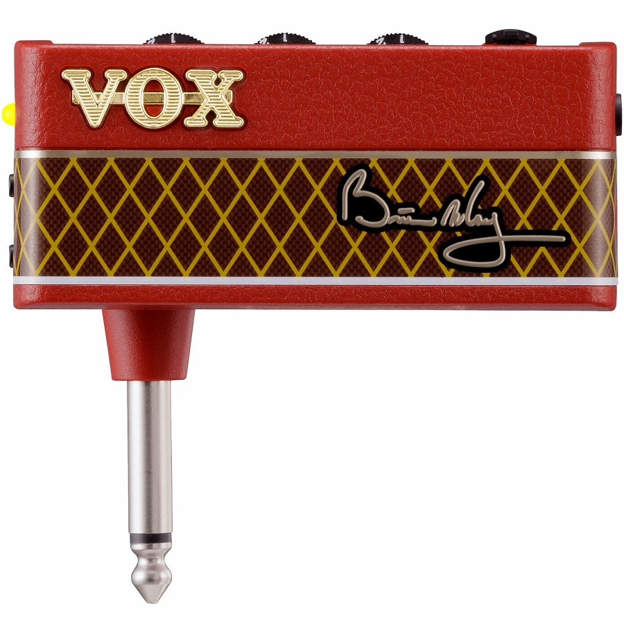 Amps & Effects VOX Headphone Guitar Amps | Vox Amplug Brian May Guitar Headphone Amp Red